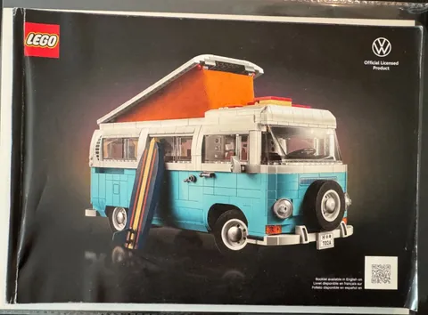 LEGO Icons 10279 Volkswagen T2 Camper Van Manual Only