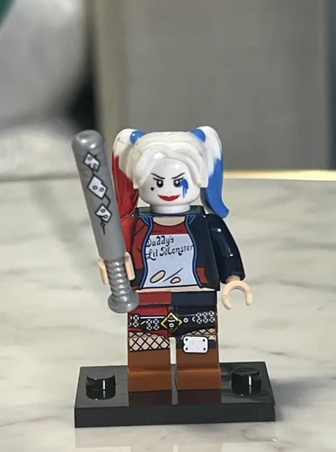 Lego HARLEY QUINN Custom Printed MINIFIGURE suicide squad daddys lil monster