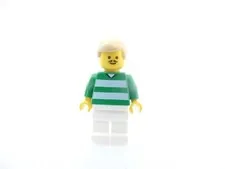Soccer Player Green and White #9 LEGO Minifigure 3409