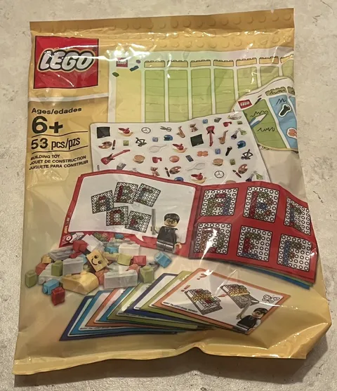 NEW Lego Iconic Learn Through Fun Building Set 5004933 53 Pcs Stickers Polybag