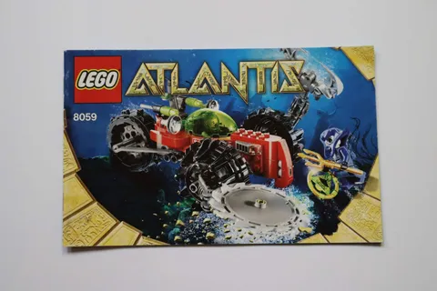LEGO® Atlantis 8059 Seabed Scavenger Instruction Manual Only!