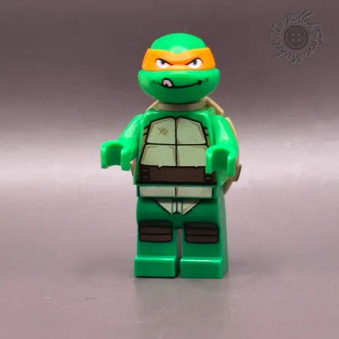 LEGO Minifigure TMNT Michelangelo tnt003 Ninja Turtles 79104 Orange Mask
