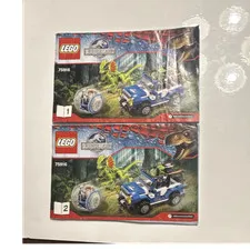 LEGO Jurassic World 75916 Dilophosaurus Ambush Illustrated Manual Booklets 1 & 2