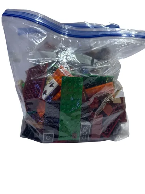 Lego Bulk Building Blocks Minecraft Assorted Colors Shapes Bricks 3lb 2oz Multi