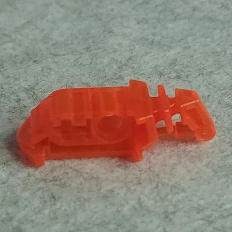 LEGO 47313 Bionicle Head Connector Block Eye Brain Stalk Trans Neon Orange x1