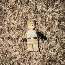 Lego Star Wars Imperial Aresko Minifigure Dark Tan Uniform 75082 sw0623