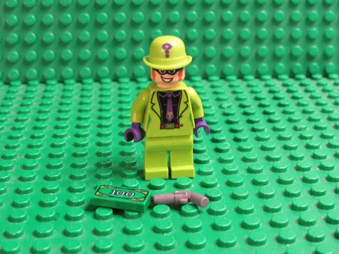 Lego DC Super Heroes Batman 2 lime The Riddler gun, money, sh0593, 76120, RD26