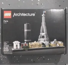 LEGO Architecture Paris Skylines 21044 Boxed Complete Set 649 pcs Age 12+