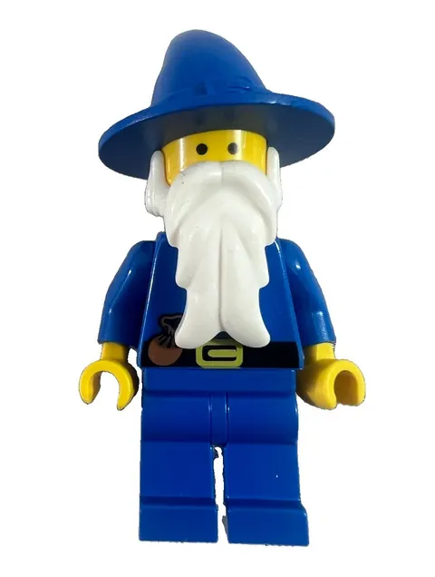 Lego Minifigure 1990s Castle Dragon Knights Majisto Wizard, Black Cape cas249