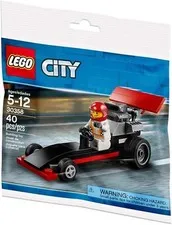 LEGO CITY: Dragster 30358 Retired Polybag 2018 40 PIECES. RETIRED