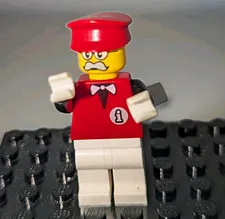 **Rare**The classic Infomaniac minifigure (inf001) from the 1997 promotional set