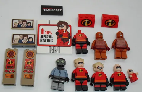 LEGO The Incredibles Minifigures Set Disney Theme Mixed Lot