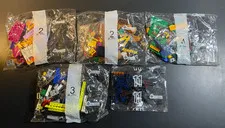 LEGO unknown random sealed bags lot of 6 - some with minifigs