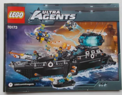 Lego Ultra Agents Manual 70173 No Legos Manual Only