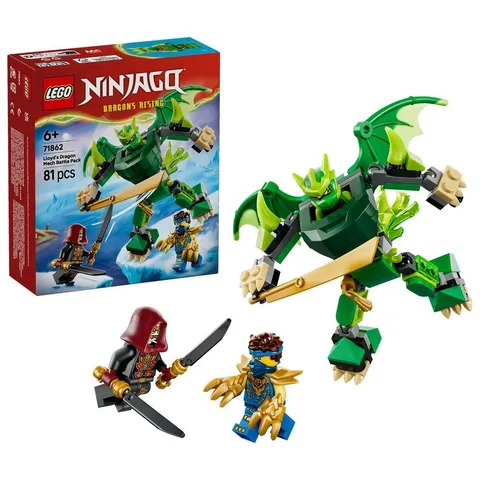 LEGO NINJAGO Lloyd’s Dragon Mech Battle Pack Toy 71862