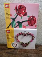 LEGO Heart And Roses Valentines Ornament 40460 40638 - NEW SEALED