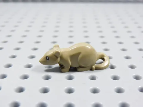 LEGO Dark Tan Rat Animal Minifig BL