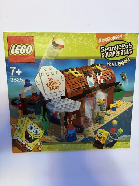 Lego SpongeBob SquarePants The Krusty Krab #3825 Instruction Manual Only