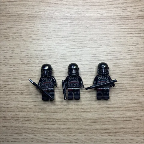 Lego 3x Imperial Death Trooper Minifigure Tan Head Star Wars Ahsoka 75412 sw1416