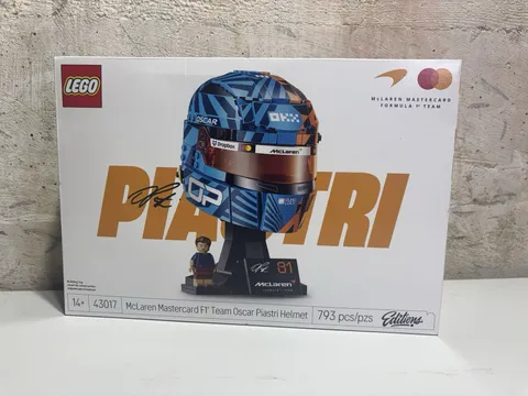 LEGO 43017 McLaren F1 Oscar Piastri Helmet Mastercard Formula 1 NEW Sealed