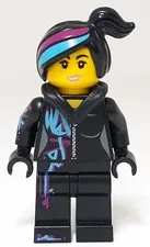 Lego The Lego Movie Wyldstyle Open Mouth Minifigure tlm099 With Pink Hood