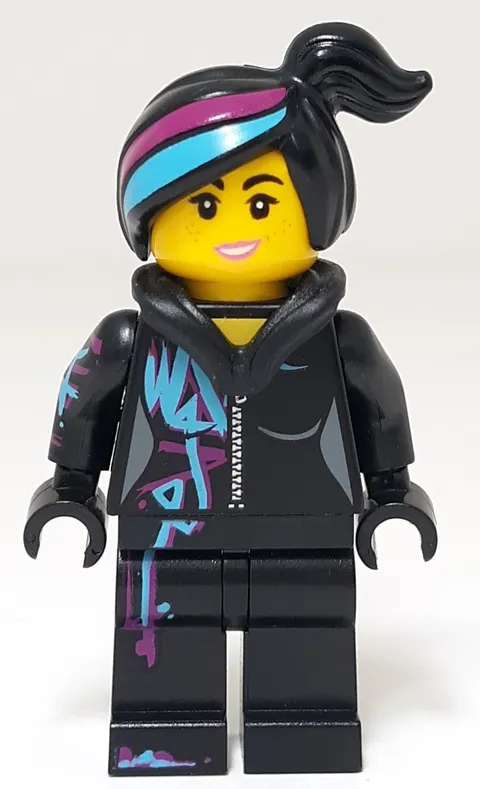 Lego The Lego Movie Wyldstyle Open Mouth Minifigure tlm099 With Pink Hood