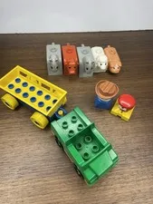Lego Duplo Vintage -Vehicle, Wagon, Figures , Animals, replacement pieces