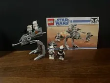 LEGO Star Wars: Clone Walker Battle Pack (8014) 100% Complete Minifigs/Manual