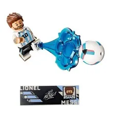 New LEGO Lionel Messi Minifigure edi002 w Ball & Tile Argentin FIFA World Cup