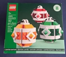 LEGO 40604 Christmas Decor Set Brand New Limited Edition Rare Red Green Orange