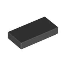 Lego Briques Pièces 20x Noir 1x2 Carreau Plat Mince sans Clou 306926 3069 Neuf