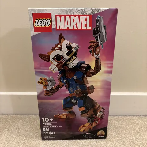 LEGO 76282 Rocket & Baby Groot Marvel Infinity Saga Toy Building Set 566 Pcs New
