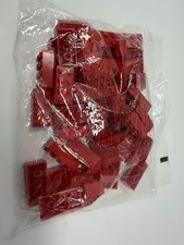 LEGO 3001 New 2x4 Red Bricks  Factory Sealed BULK Parts Lot Of 50