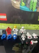 Lego Ninjago Minifigure Lot Parts Zane DX njo0018 Kai njo0007 Frakjaw njo0023