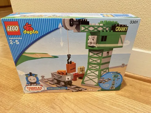 LEGO Duplo 3301 Cranky The Crane Complete Set with Box And Manual
