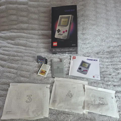 LEGO 72046 - Game Boy Used Complete in Box Half Built Unopened Bags Zelda Mari