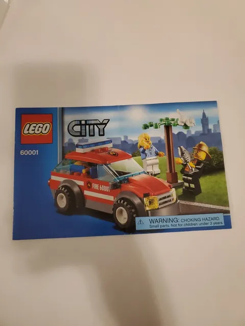 Lego City Instruction Manual Book Only 60001 Big Rig Fire Department