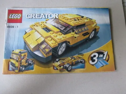 Lego Building Instructions Instruction Creator 4939 Parts 1 and 2, Part 1 and 2