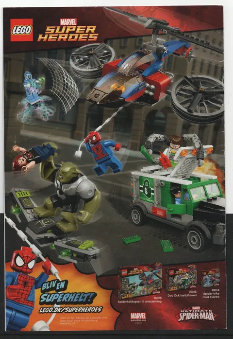 LEGO ADVERTISING INSERTS #  1-1764 # SUPER HEROES # SPIDERMAN # 2014 #
