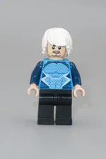 LEGO Super Heroes Quicksilver minifigure white har Avengers 76041