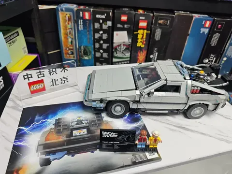 LEGO 10300 Back to the Future Time Machine 1872 pcs -丨With  Instruction丨No box！