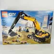 New! LEGO City Construction Excavator Set 60420 Yellow