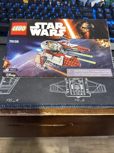 LEGO Star Wars 75135 Obi-Wan's Jedi Interceptor Instruction Manual Only