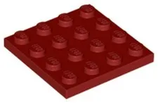 LEGO Dark Red Plate 4 x 4 3031 Dunkelrot Brick Neu #E-098/E-100