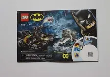LEGO® DC 76118 Mr. Freeze™ Batcycle™ Battle Instruction Manual Only!