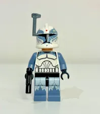 LEGO Star Wars Commander Wolffe Minifigure Clone Wars 7964 sw0330 Damaged Helmet