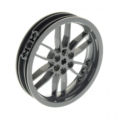 1x LEGO Technic Wheel Rim B-Ware Worn 75x17 Dark Gray 42007 52051 88517