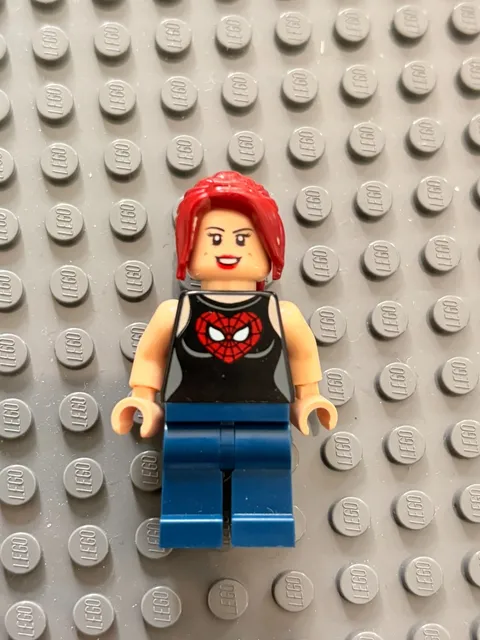 LEGO SUPER HEROES -- MARY JANE 5 ULTIMATE SPIDERMAN MINIFIGURE 76016 SH0103 NICE