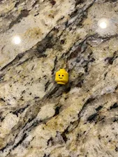 LEGO Yellow Minifigure Head Piece with Face Print Plastic Figure 1 Piece