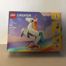 NEW Lego Creator Magical Unicorn 3 in 1 Set #31140 - 145 Pieces